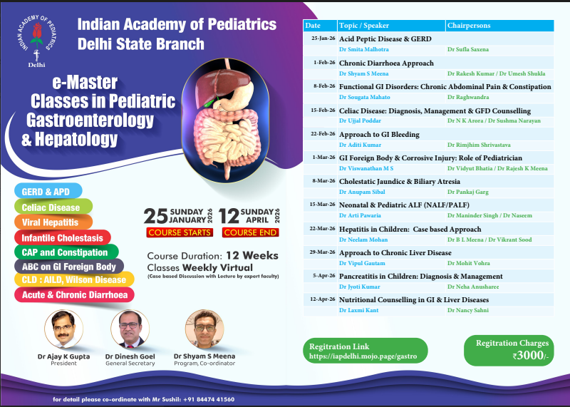 Master eClasses in Pediatric Gastroenterology & Hepatology
